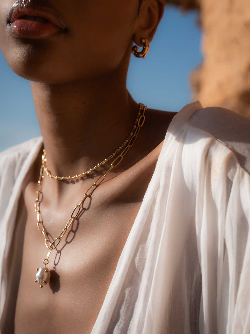 Callie Textured Necklace