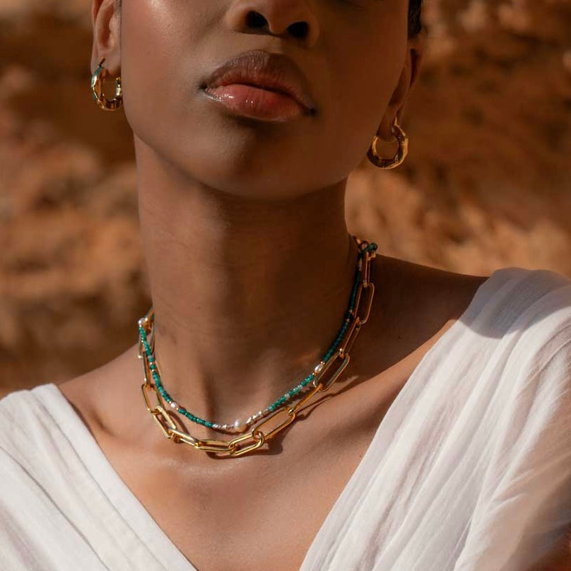Lucy Large Oval Link Necklace