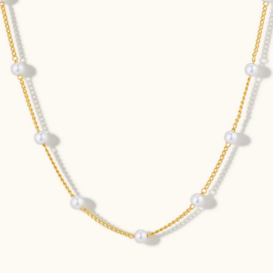 Gaia Pearl Necklace