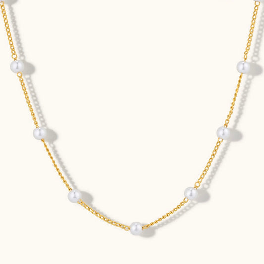 Gaia Pearl Necklace