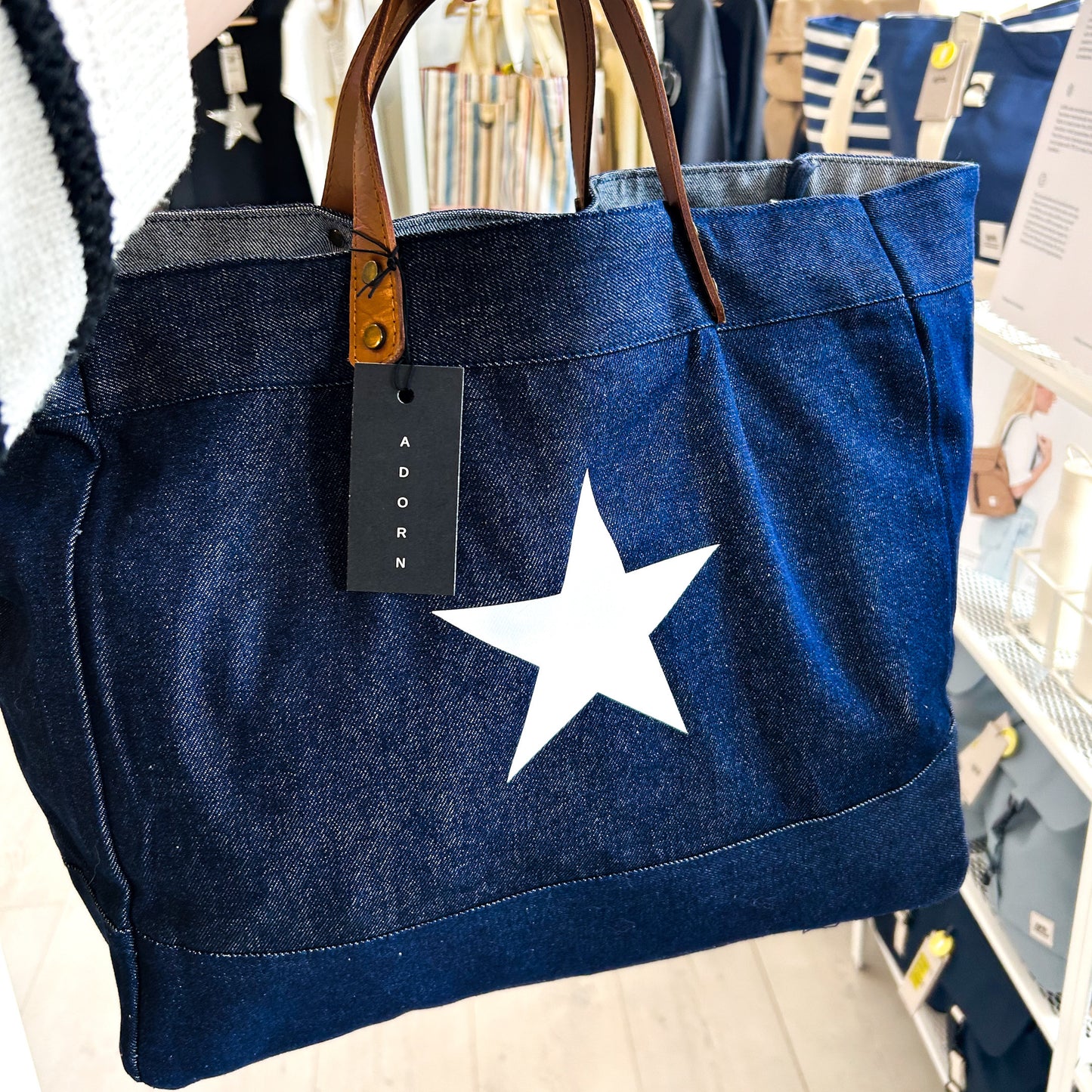 STAR Shopper Bag | Denim