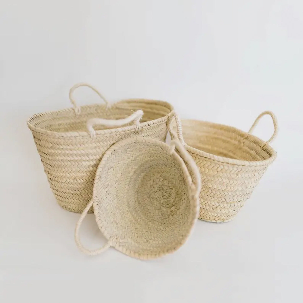 SMALL Straw Basket