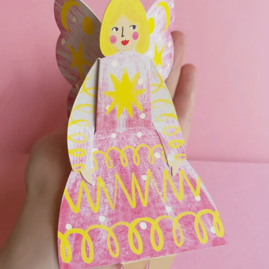 Butterfly Woman Greeting Card | Stardust
