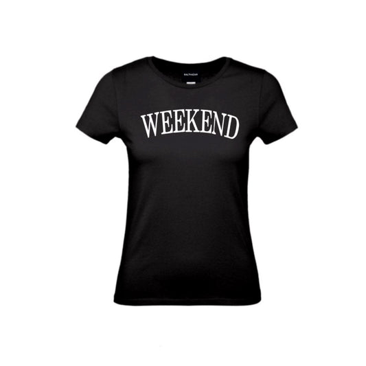 Weekend T-Shirt | Black | White