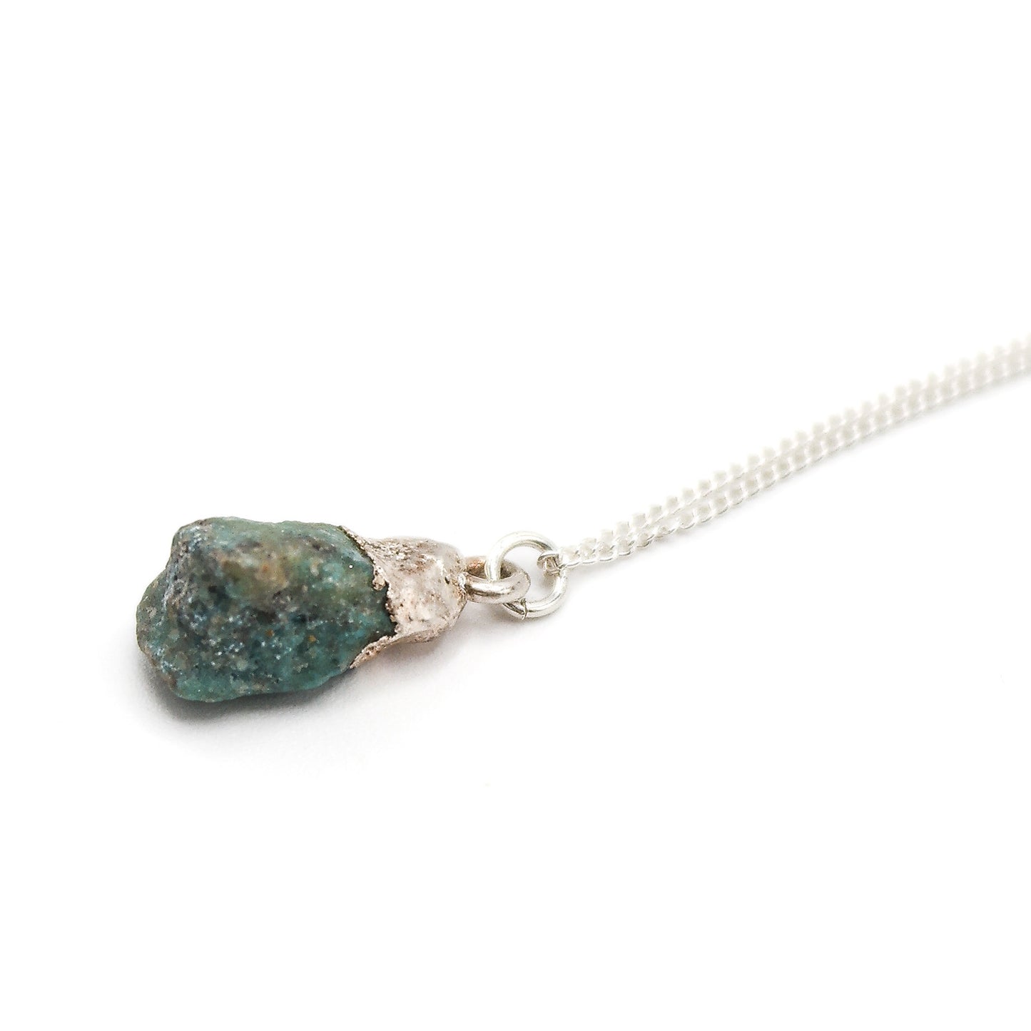 Raw Turquoise Gemstone Necklace