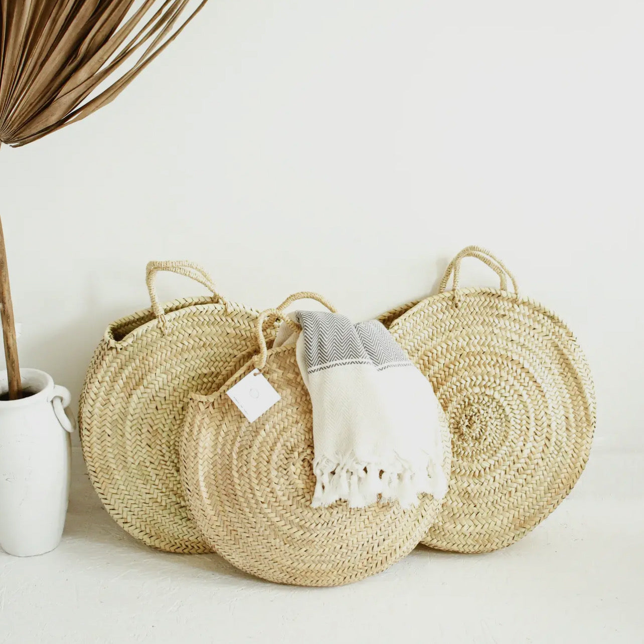 MARRAKESH Round Straw Bag