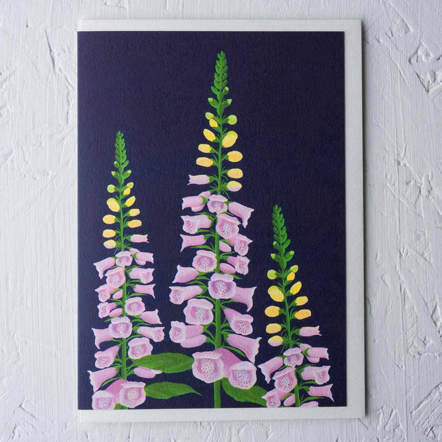 Foxglove Greeting Card