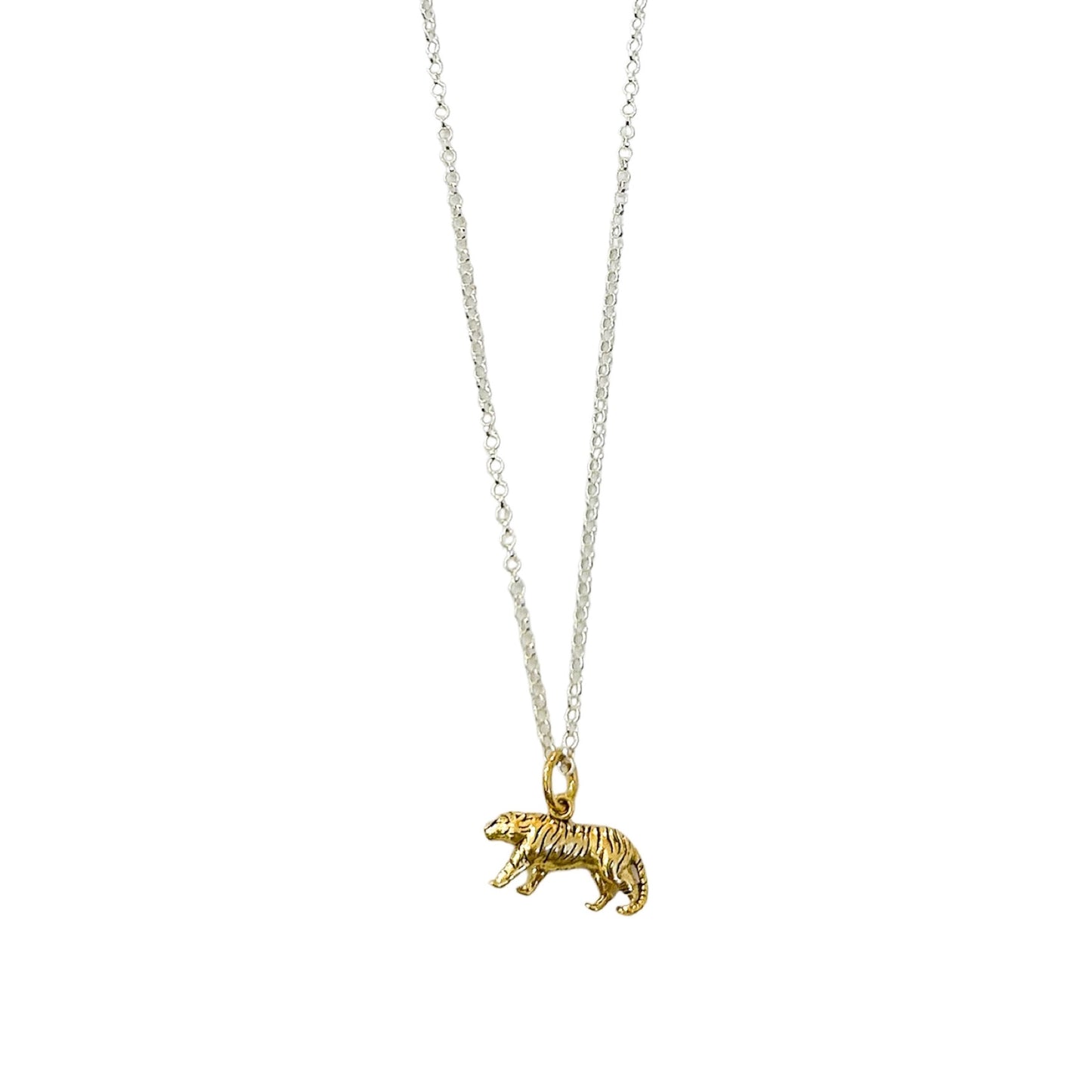 Tiger Charm Necklace