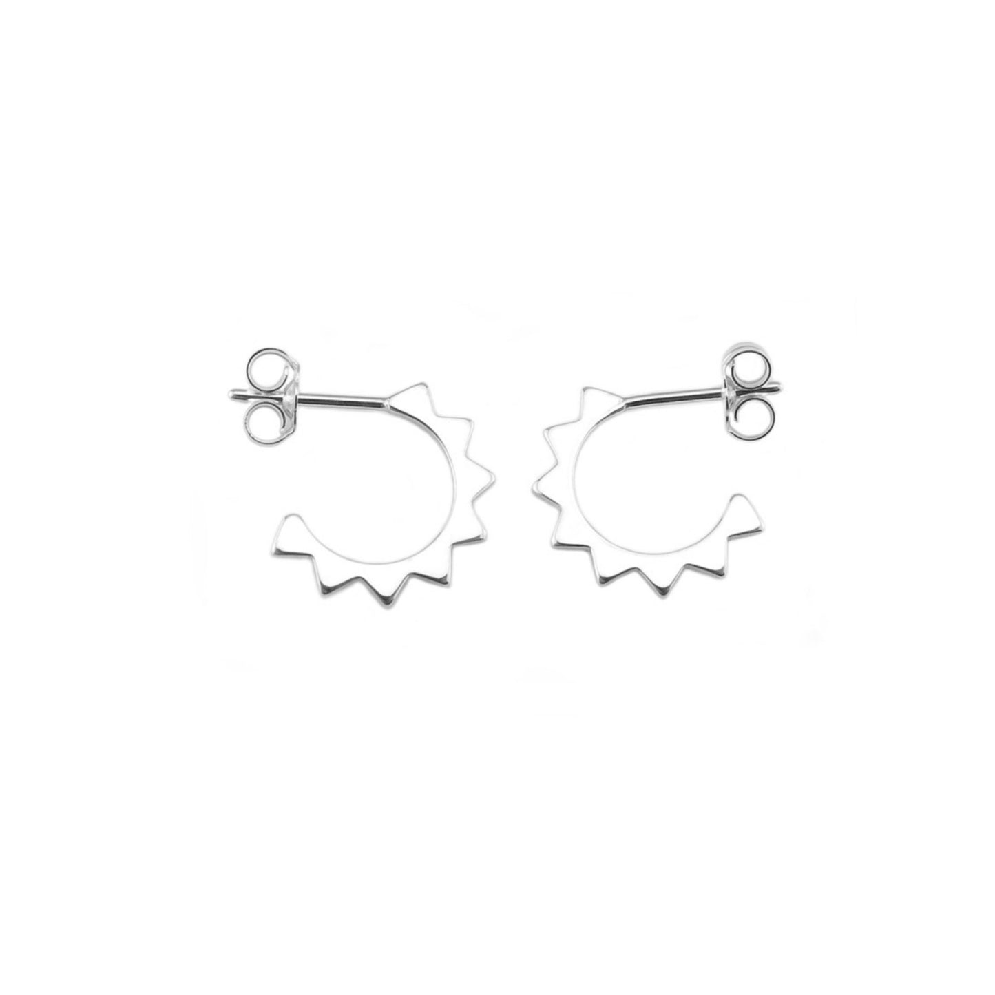 Sun Hoop Earrings