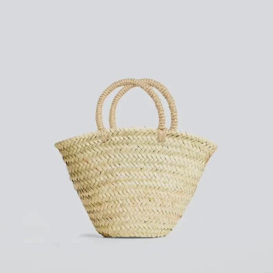 SMALL Straw Basket