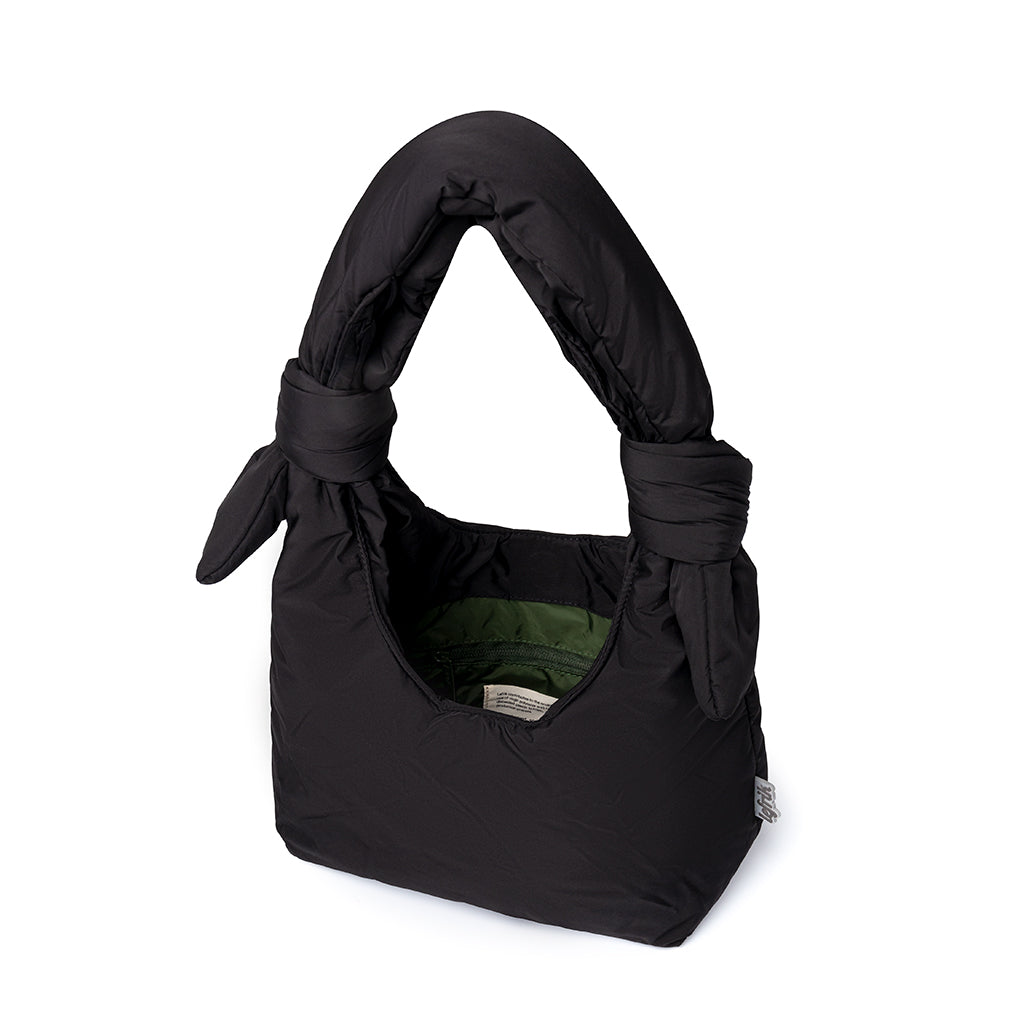 Biwa Puffy Mini Bag | Black