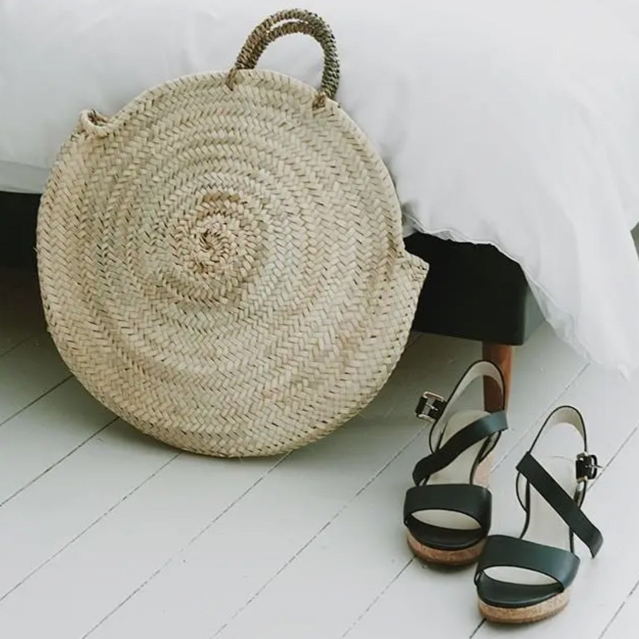 MARRAKESH Round Straw Bag