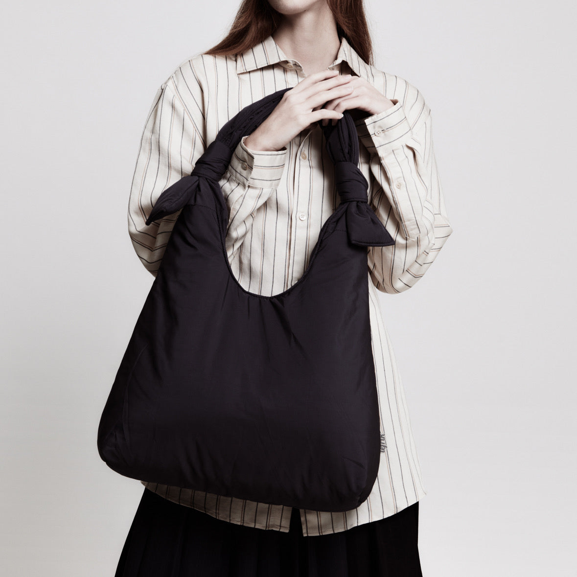 Biwa Puffy Bag | Black