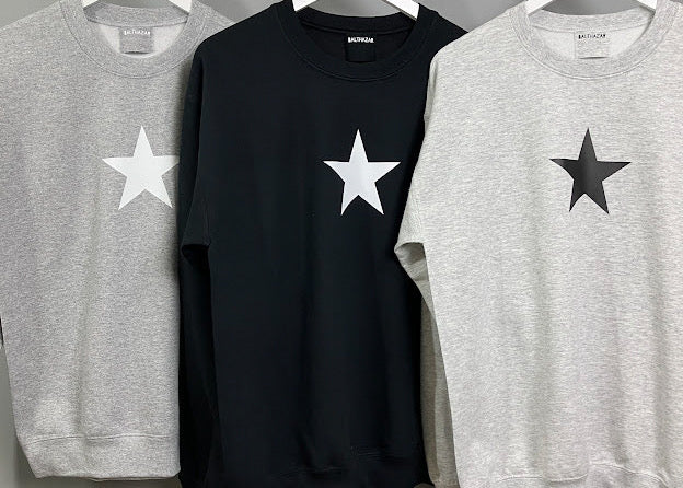 Star Sweatshirt | Grey