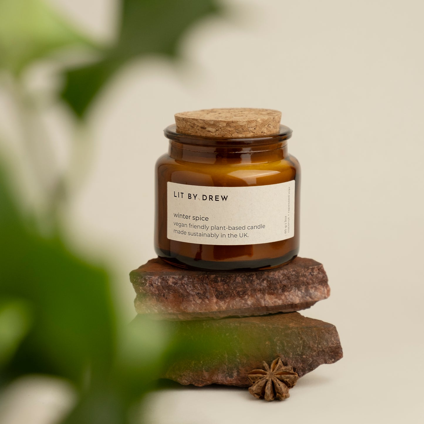 Winter Spice | Small Natural Wax Christmas Candle