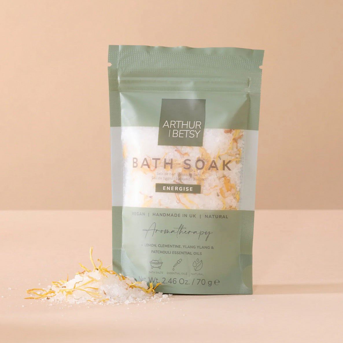 Aromatherapy Bath Salts 70g | Energise