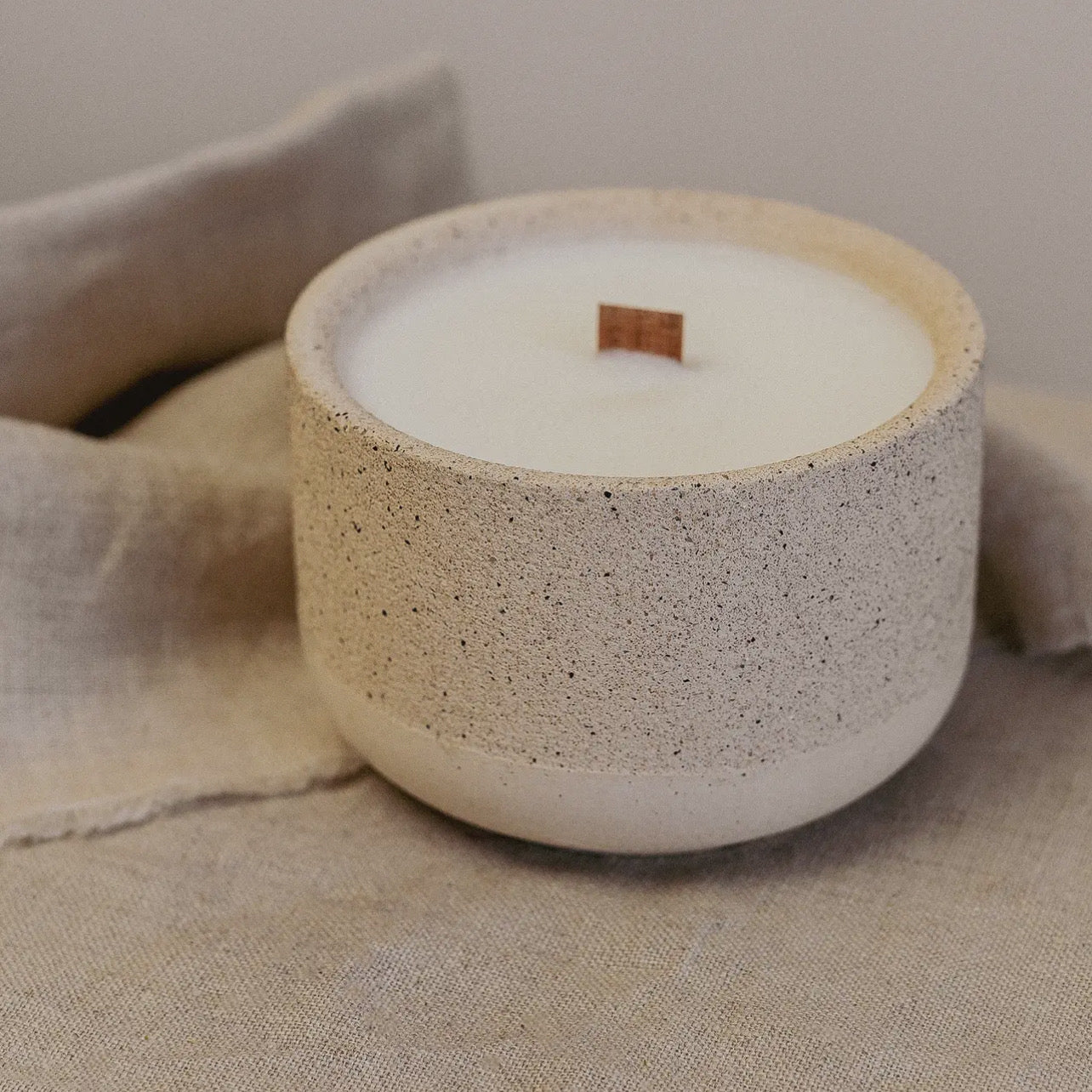 Sea Salt + Driftwood | Refillable Soy Wax Candle