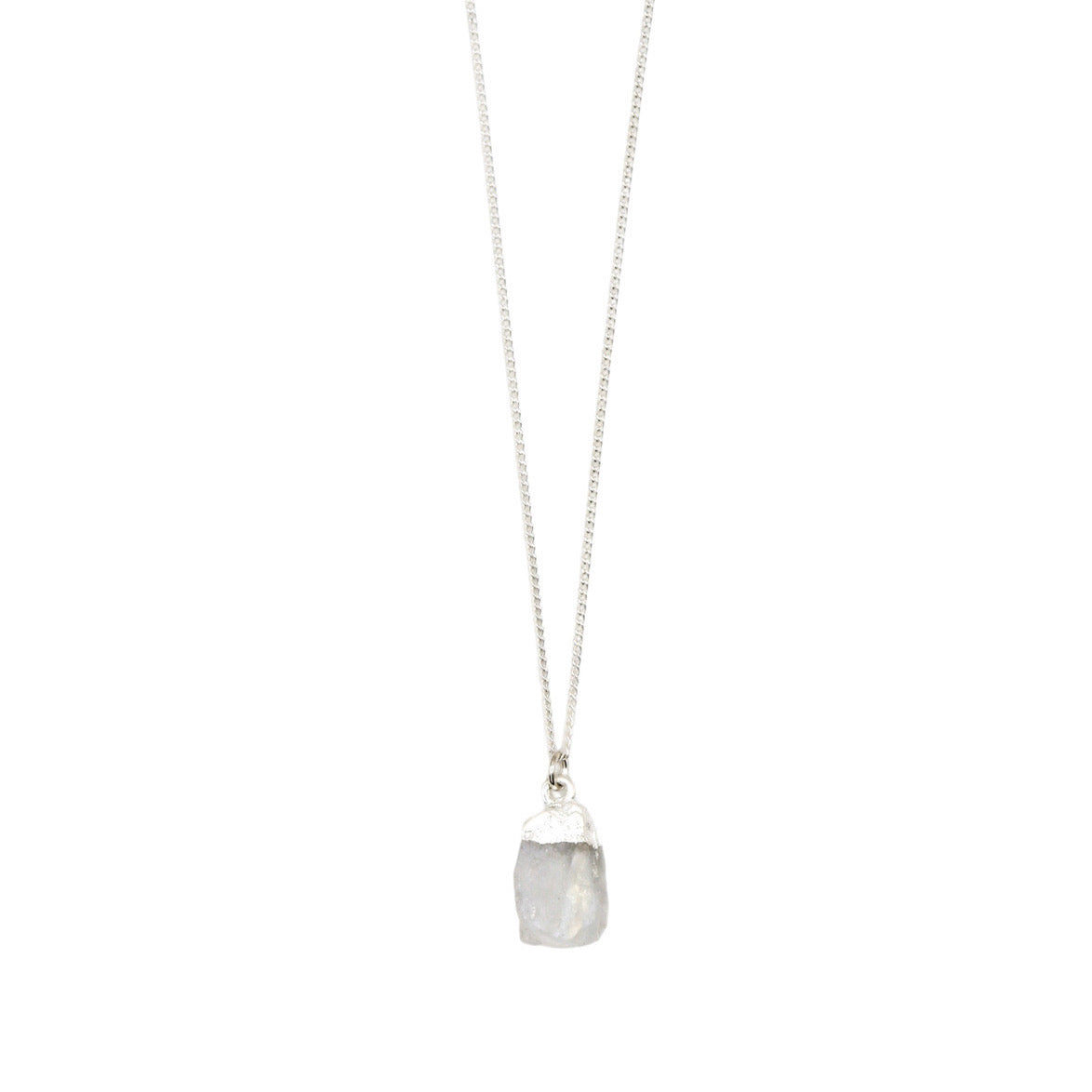 Raw Moonstone Gemstone Necklace