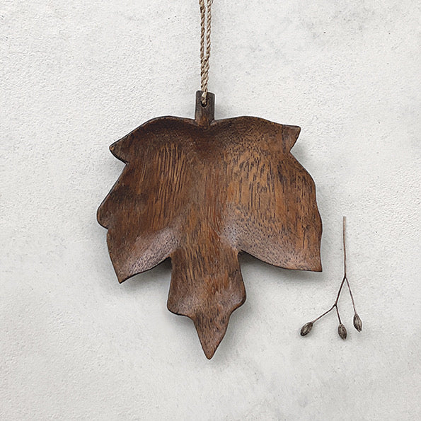 Hanging Wooden Leaf | Maple