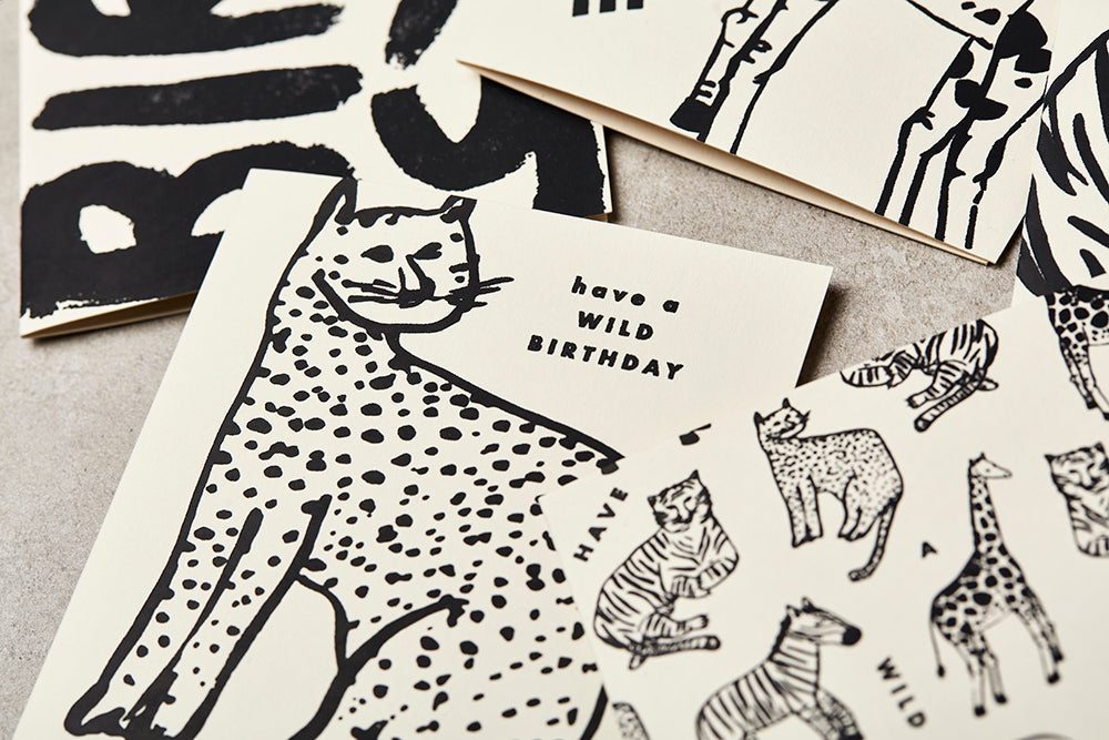 Cheetah Wild Birthday Card