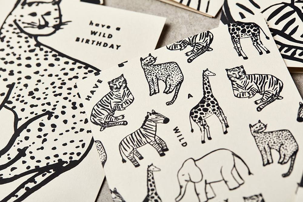 Multi Animal Birthday Card