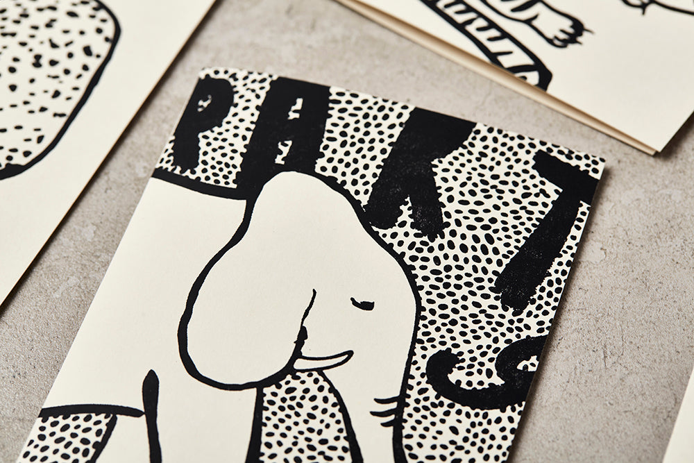 Party Elephant Greetings Card