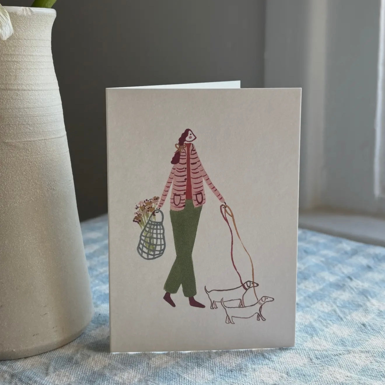 Afternoon Dog Walk | Mini Card