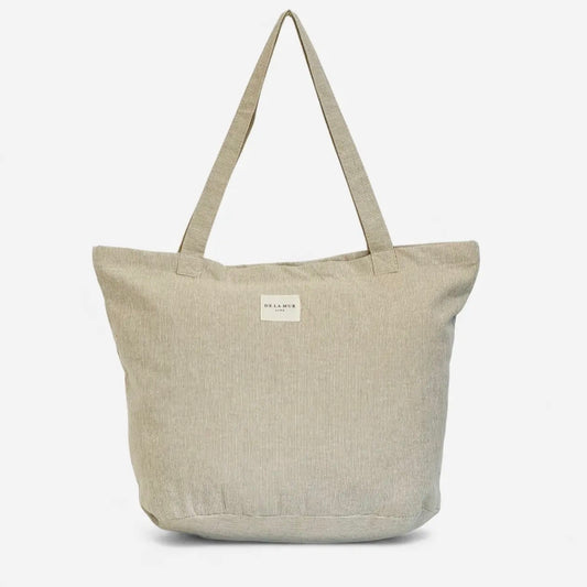 Large Shopper Bag | Mustard Stripe