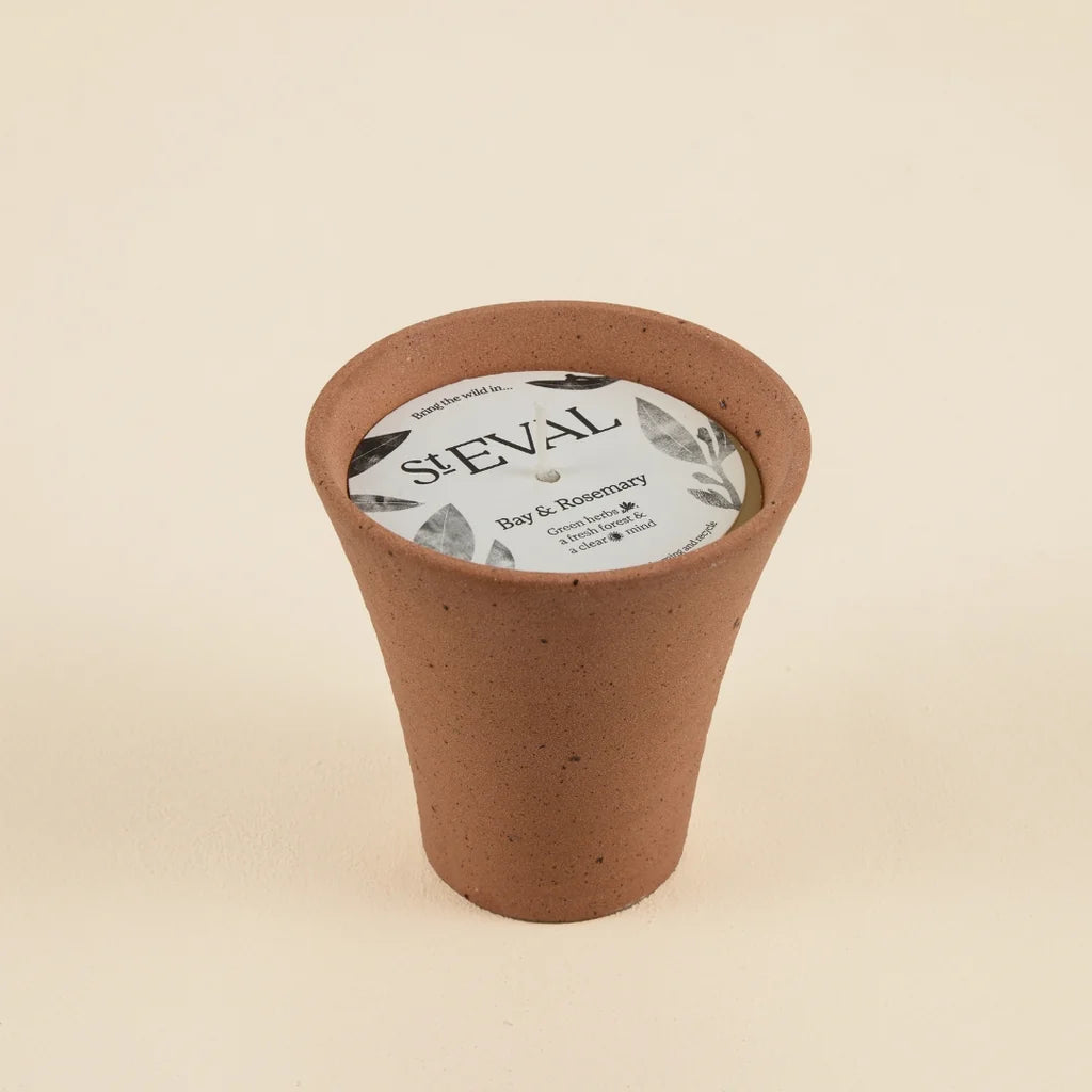 Potager Candle Pot | Bay + Rosemary