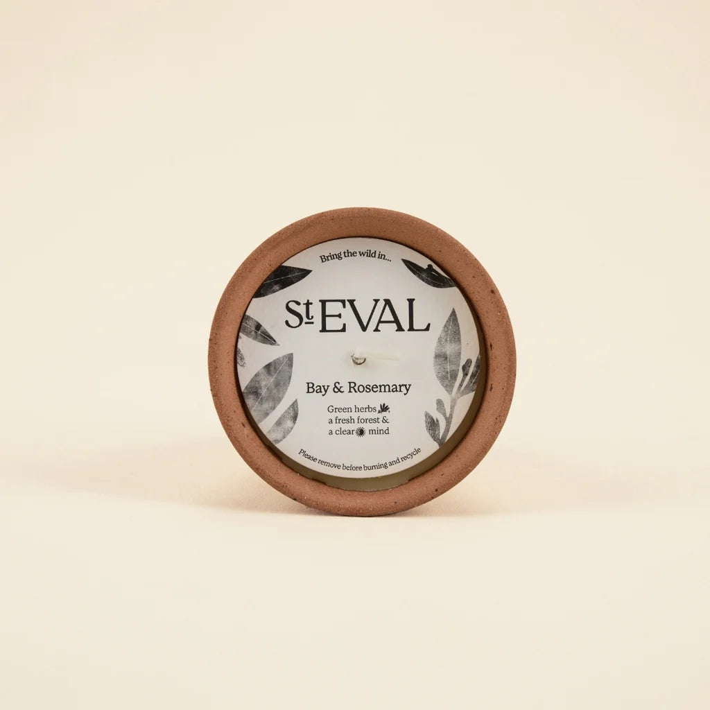 Potager Candle Pot | Bay + Rosemary