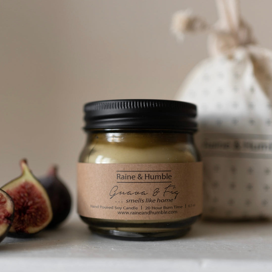 Soy Wax Jar Candle | Guava + Fig
