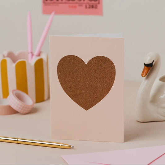 Glitter Heart Card