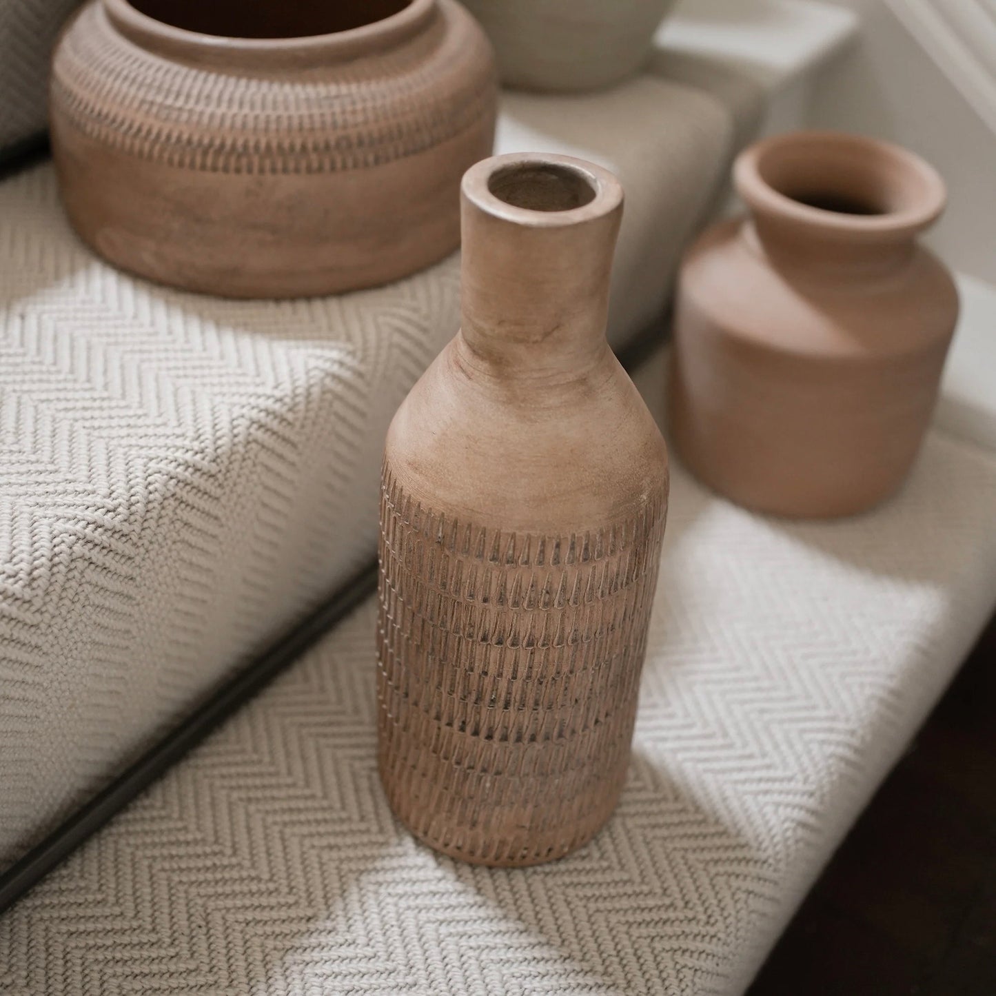 Tall Terracotta Vase