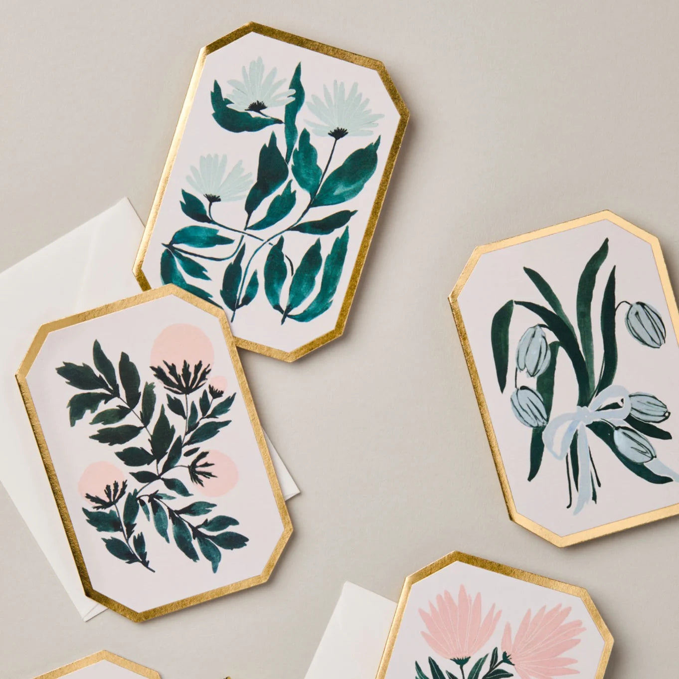 Botanical Die Cut Mini Card | Anastasia