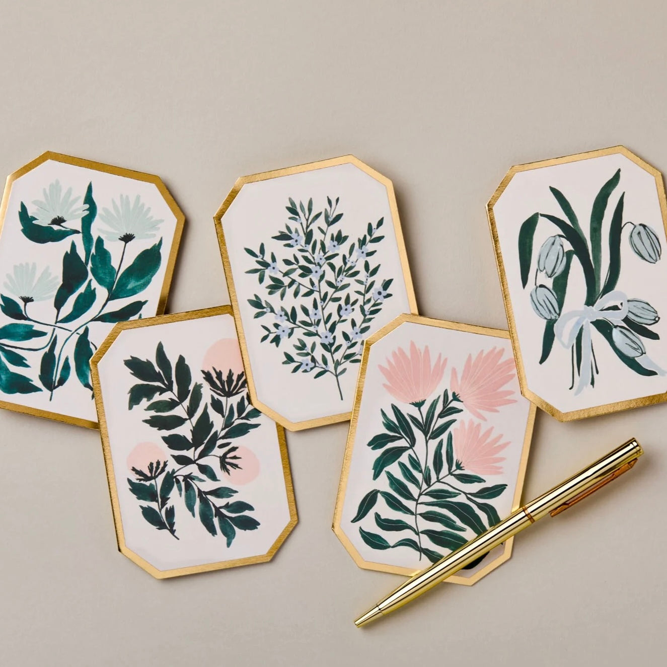 Botanical Die Cut Mini Card | Forget Me Not