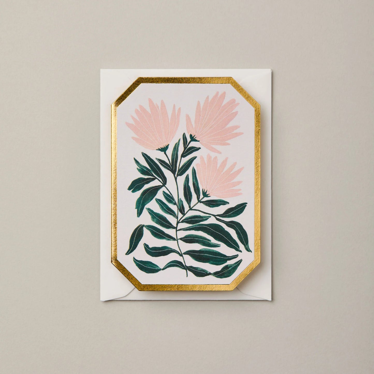 Botanical Die Cut Mini Card | Chrysanthemum