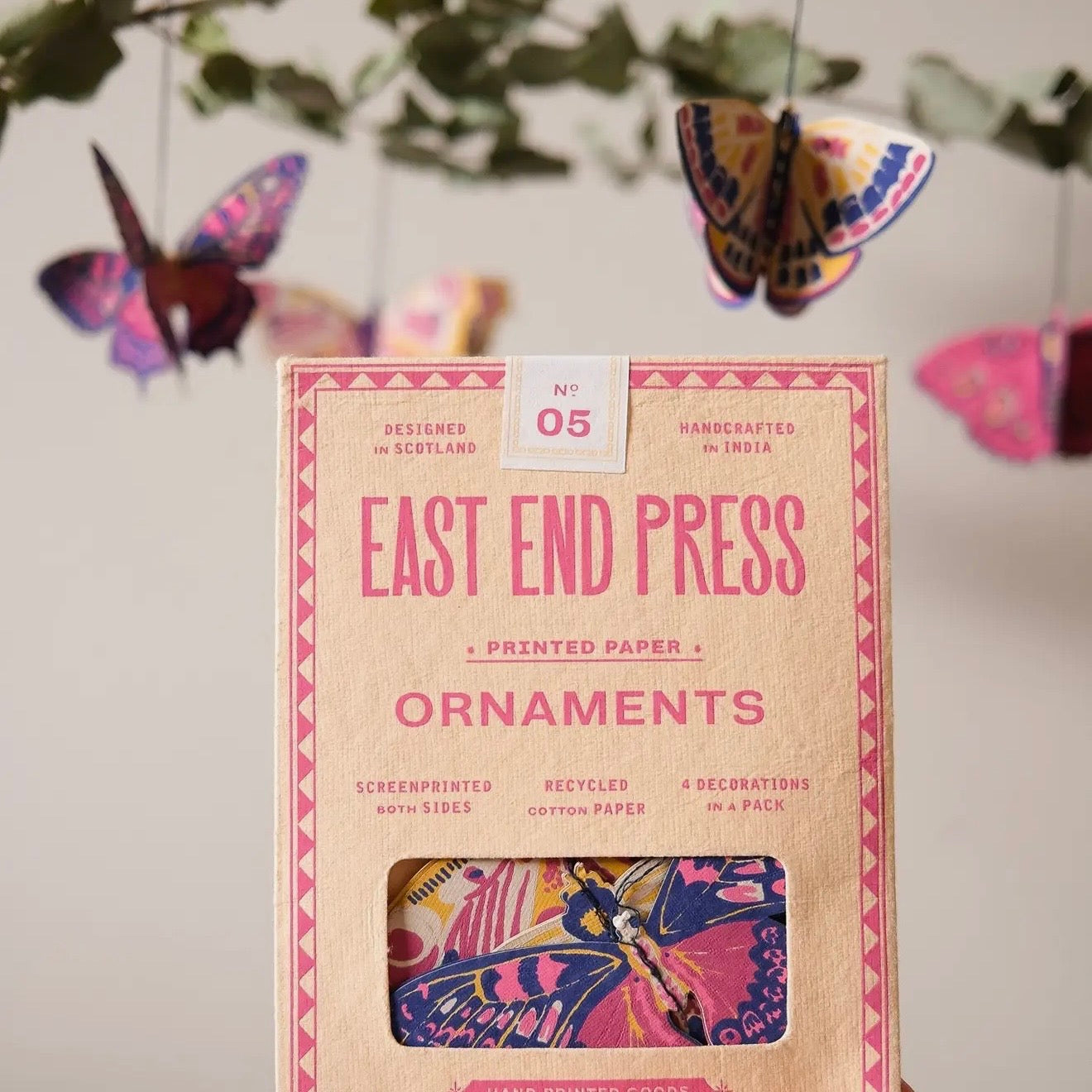 Butterflies Paper Ornaments