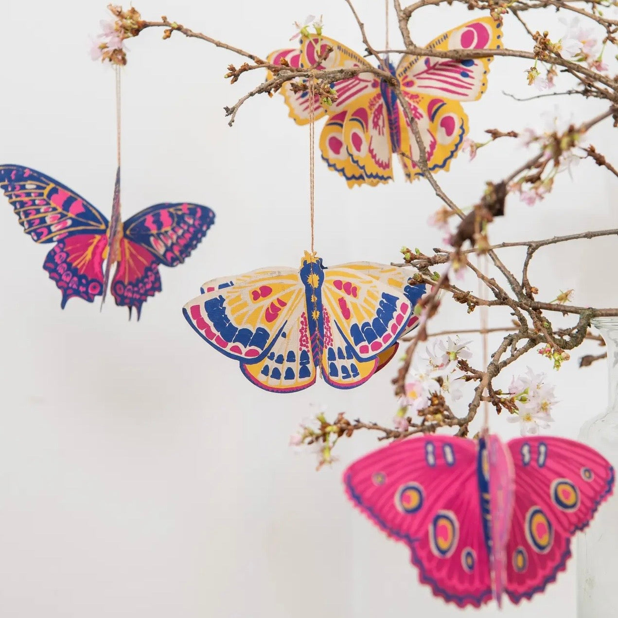 Butterflies Paper Ornaments