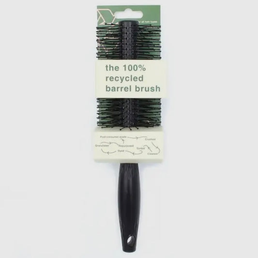 100% Recycled Plastic Barrel Brush | Black