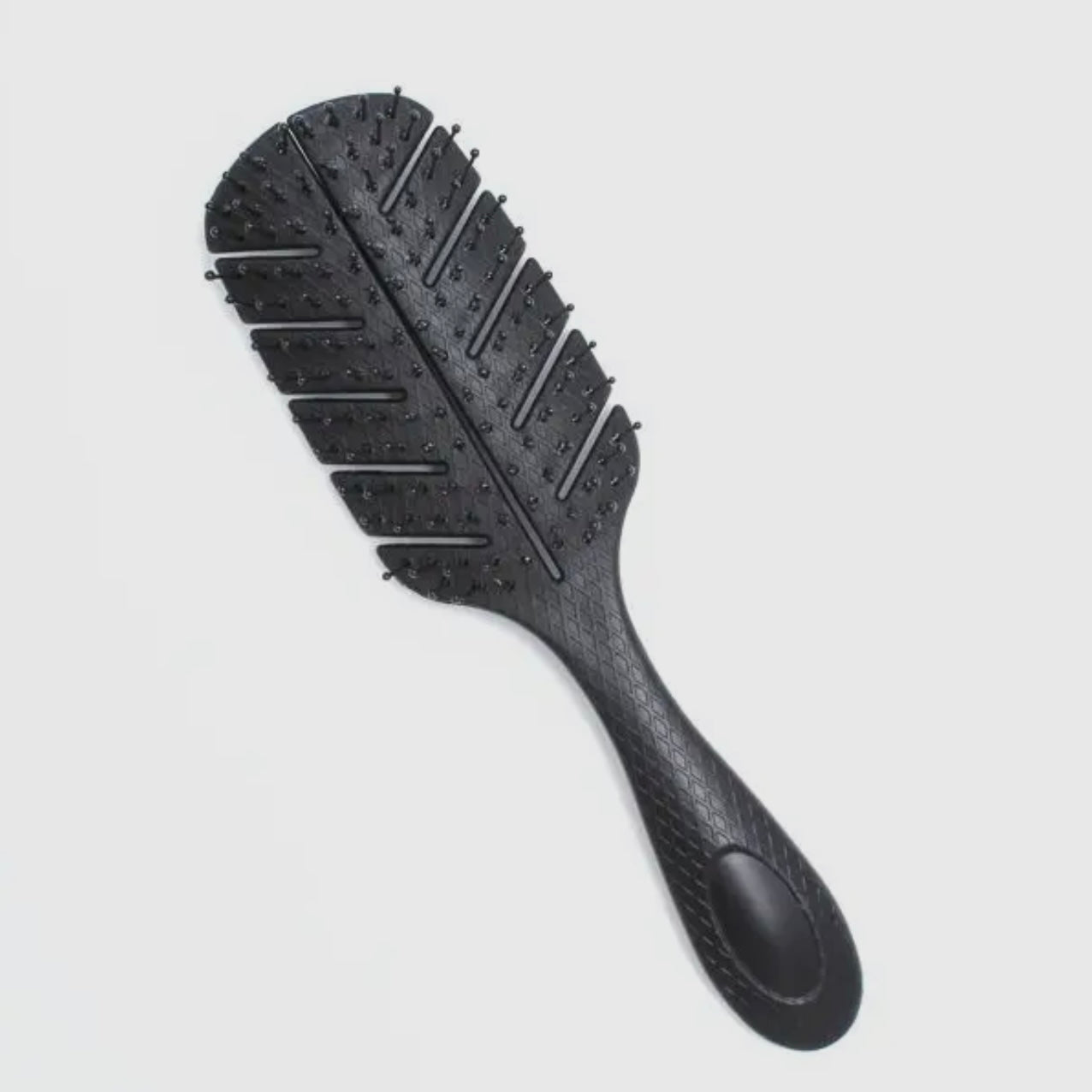 100% Recycled Plastic Hair Brush | Black