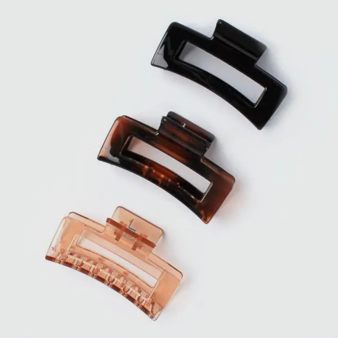 Open Rectangular Hair Claw