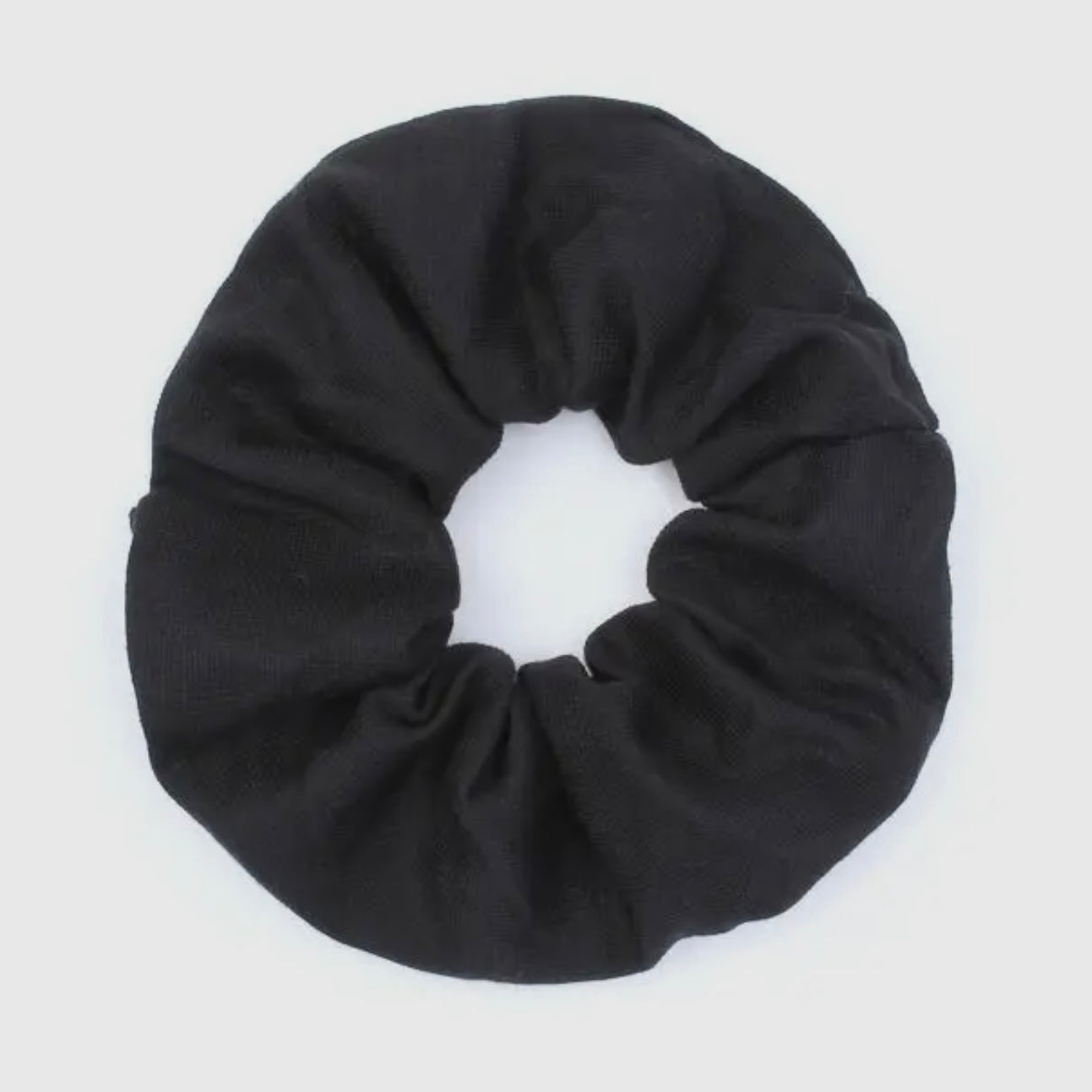 Jersey Hair Scrunchie | Black