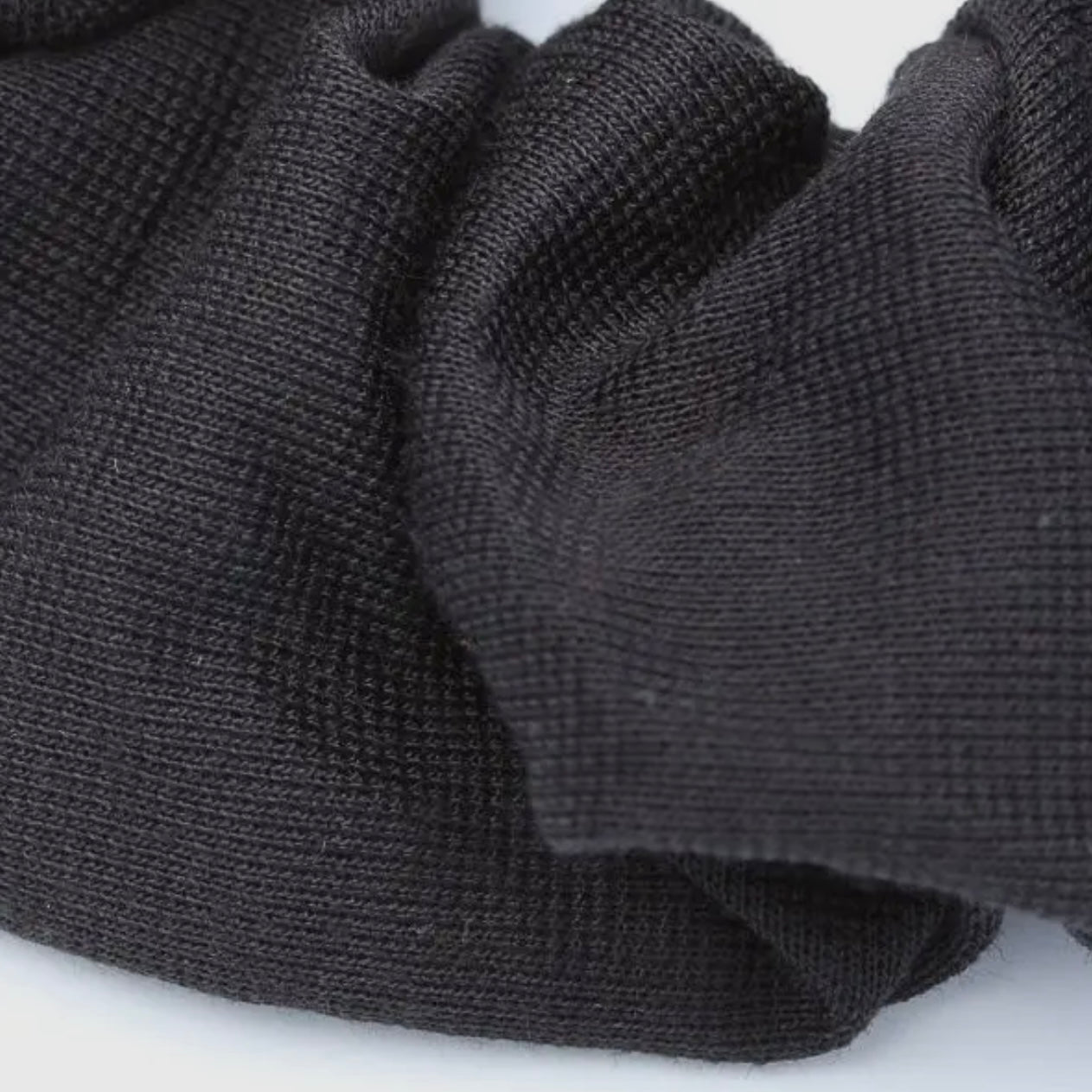 Jersey Hair Scrunchie | Black