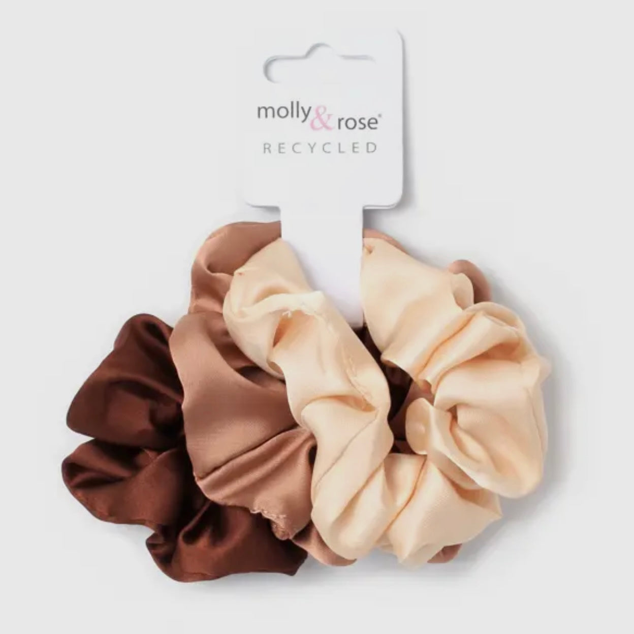 Tonal Brown Scrunchies | 3 Pack