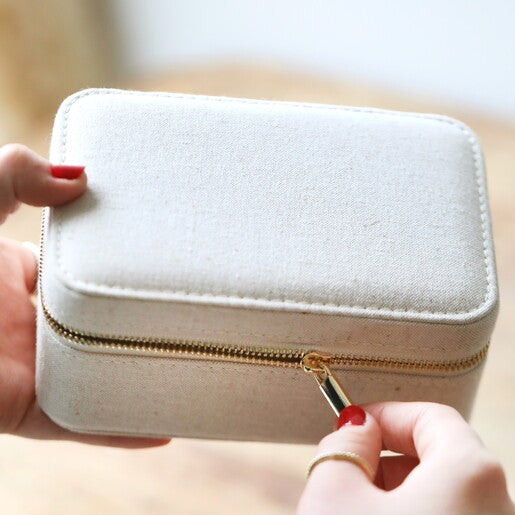 Jewellery Case | Natural Linen