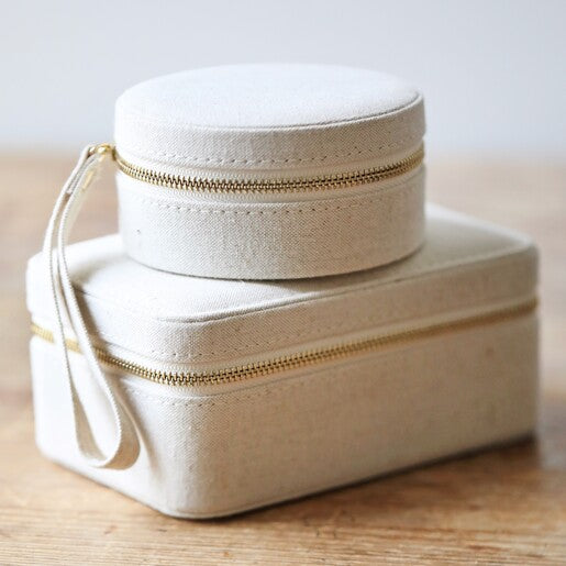 Jewellery Case | Natural Linen