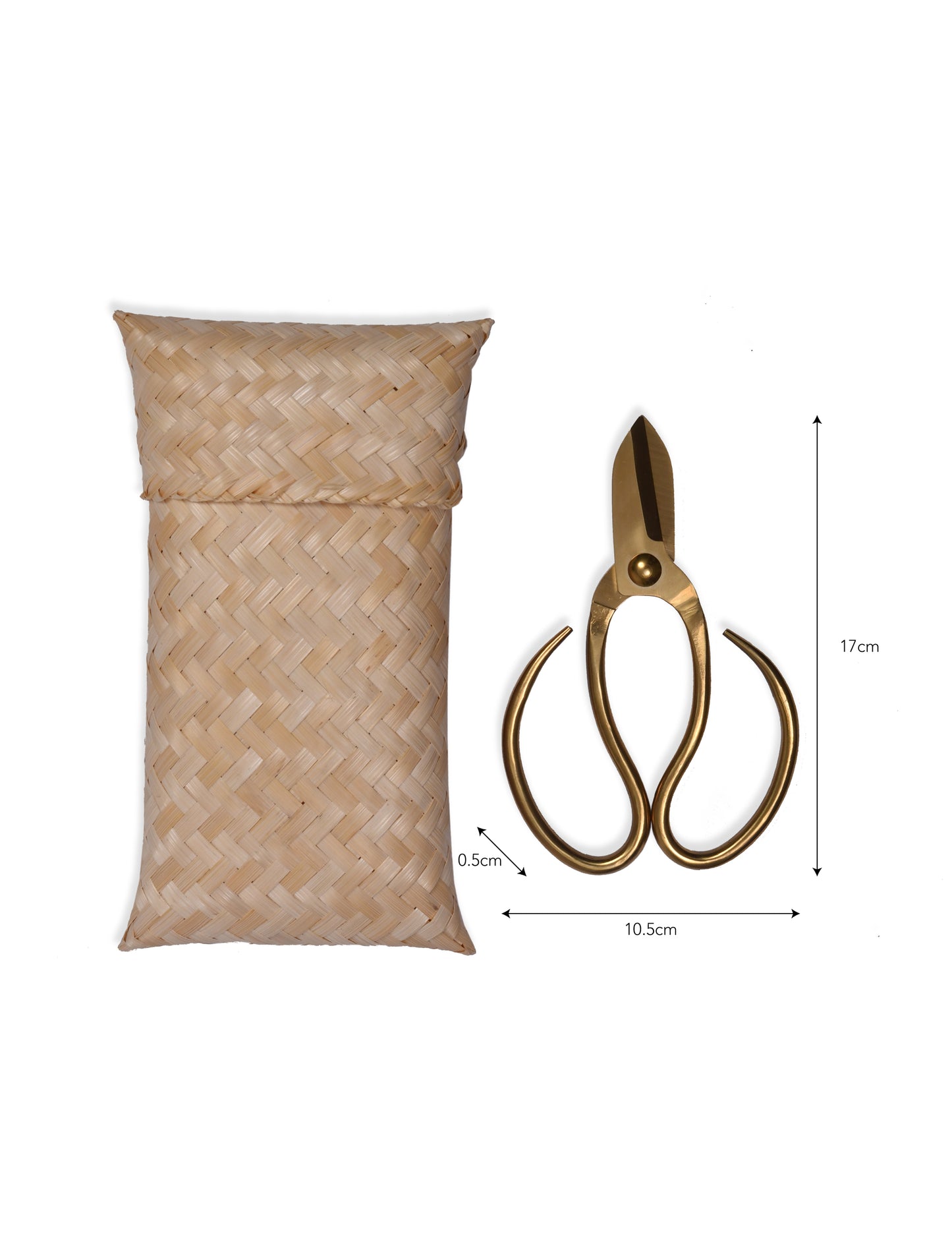 Garden Scissors + Bamboo Bag