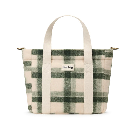 Mini Louise Tote | Green Tartan