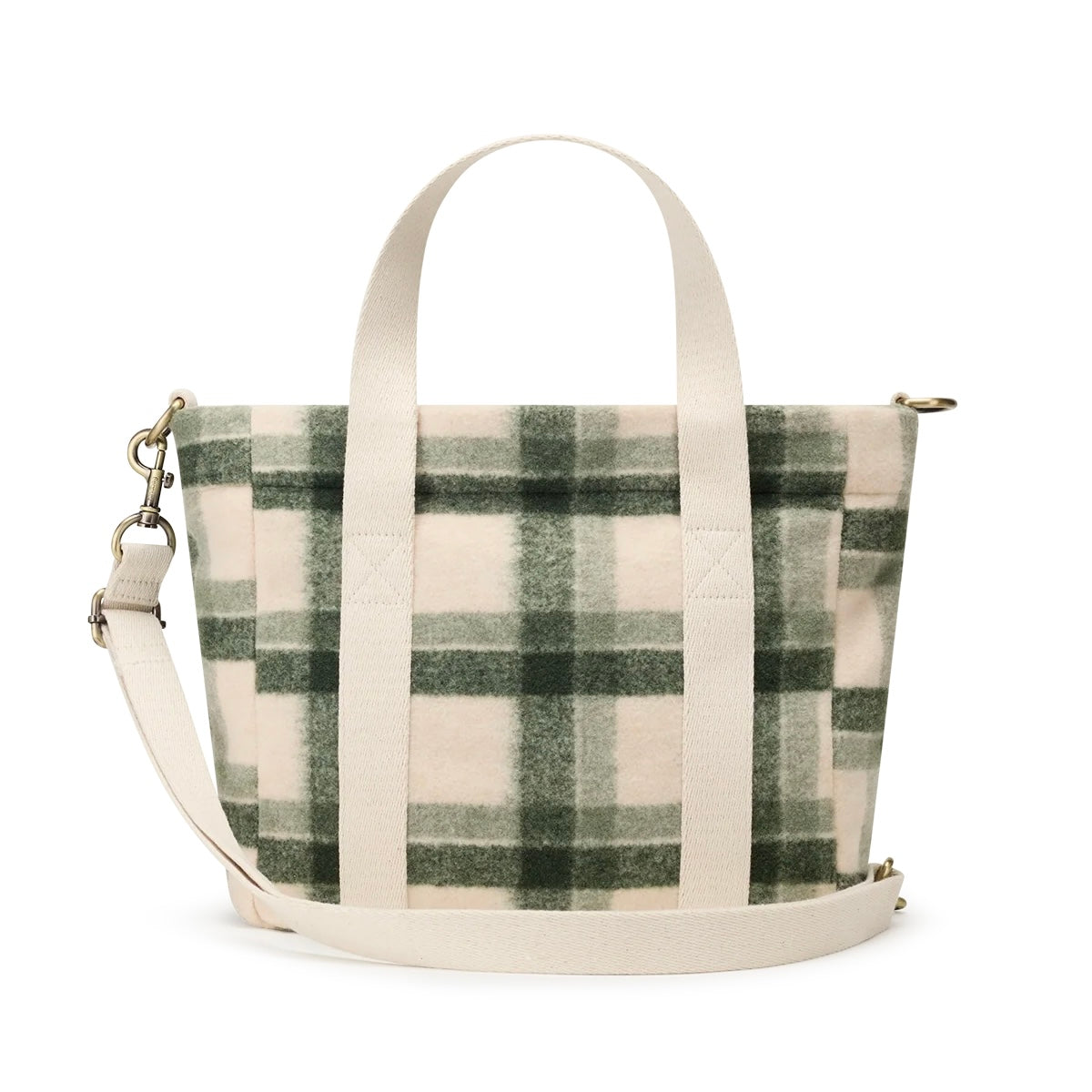 Mini Louise Tote | Green Tartan