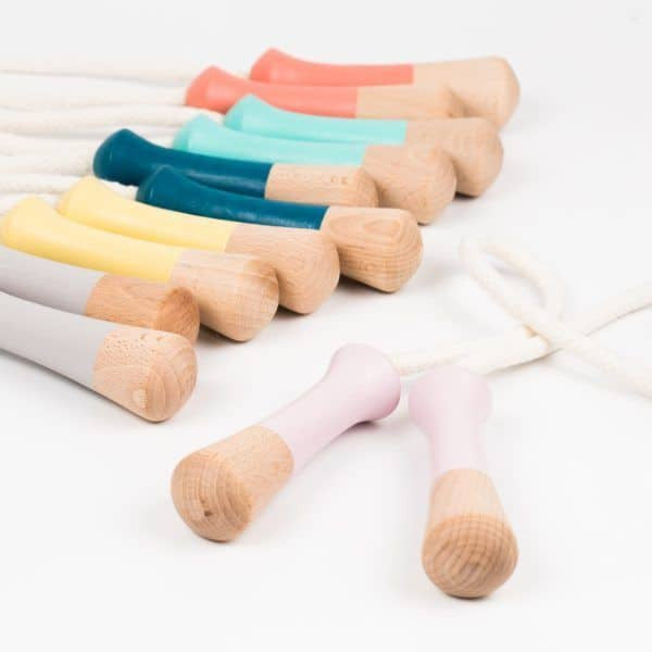 Wooden Jump Rope | Yellow